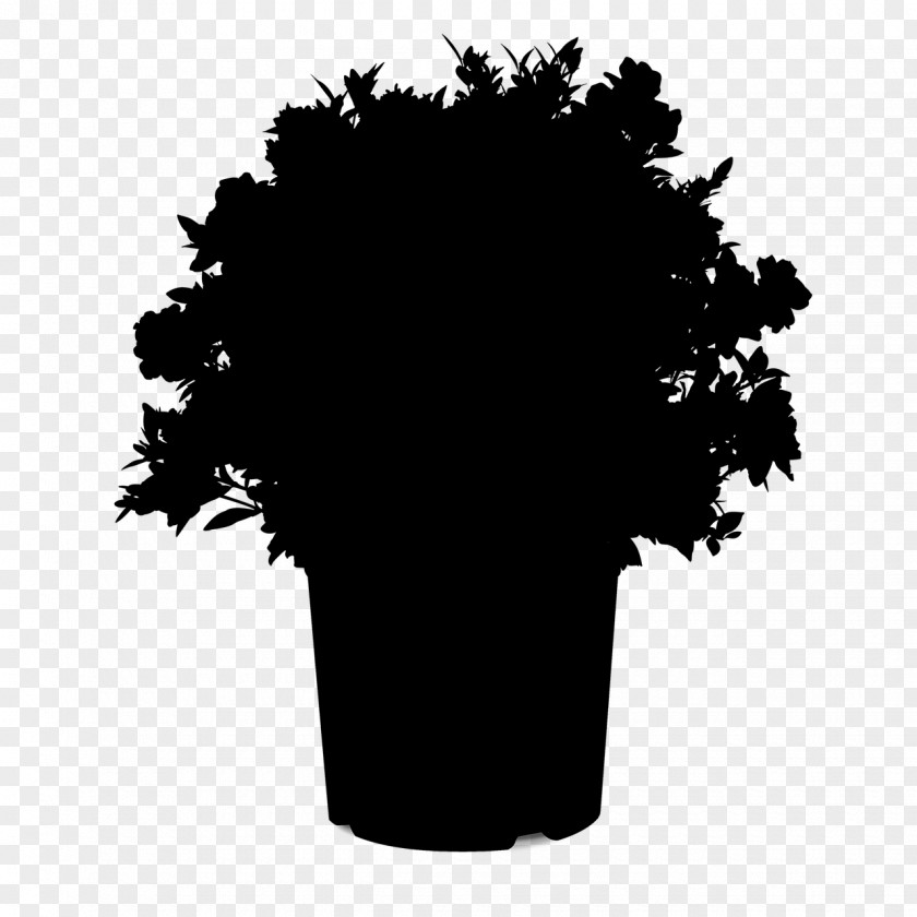 Tree Silhouette Font Leaf Black M PNG