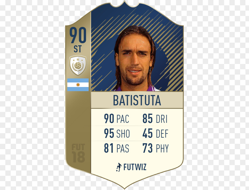 Batistuta Johan Cruyff FIFA 18 15 17 Football Player PNG