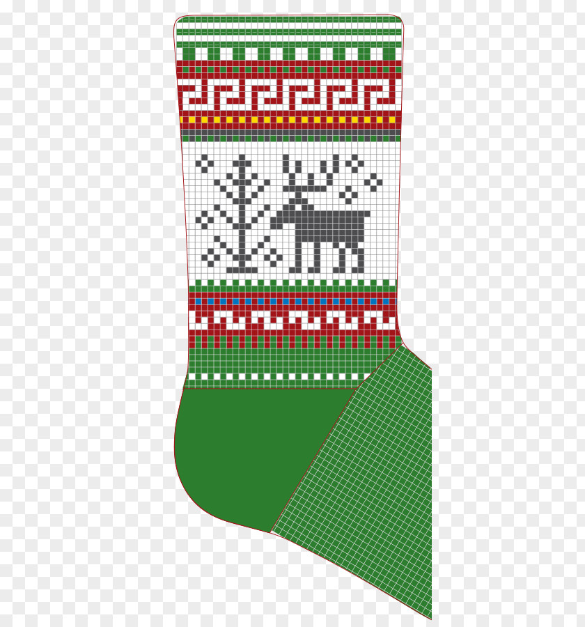 Christmas Stocking Pattern Knitting Do It Yourself Textile PNG