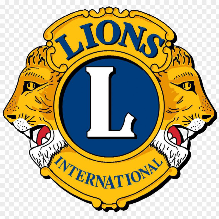 Logo The Three Lions Clubs International Zephyrhills Club Association Service Organization PNG
