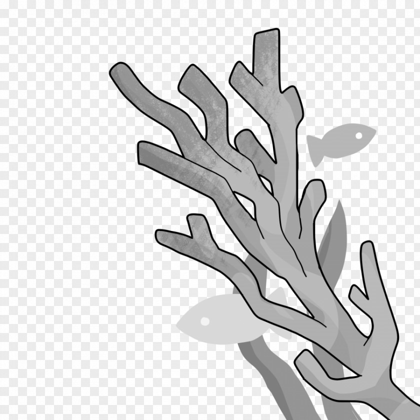 Design Finger White PNG