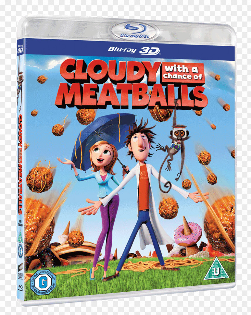 Dvd Blu-ray Disc Flint Lockwood Cloudy With A Chance Of Meatballs Film DVD PNG