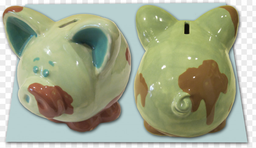 Piggy Bank Ceramic Snout Animal Tableware PNG