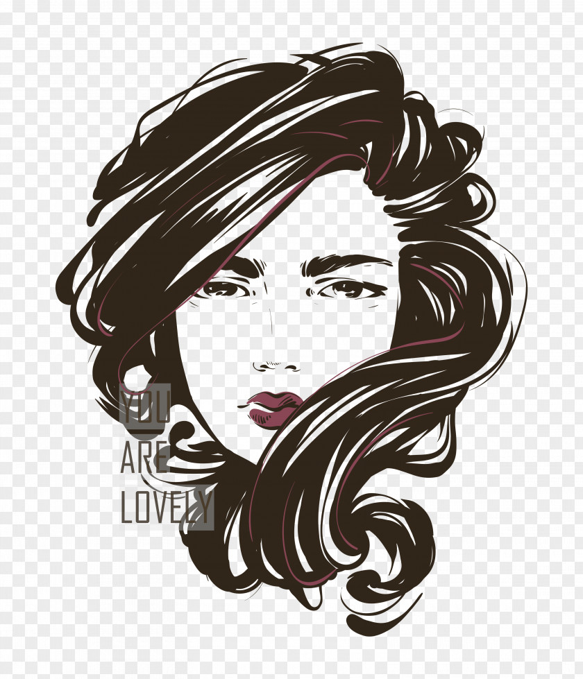 Queen Adults Illustrator Material Vector Fashion Illustration PNG