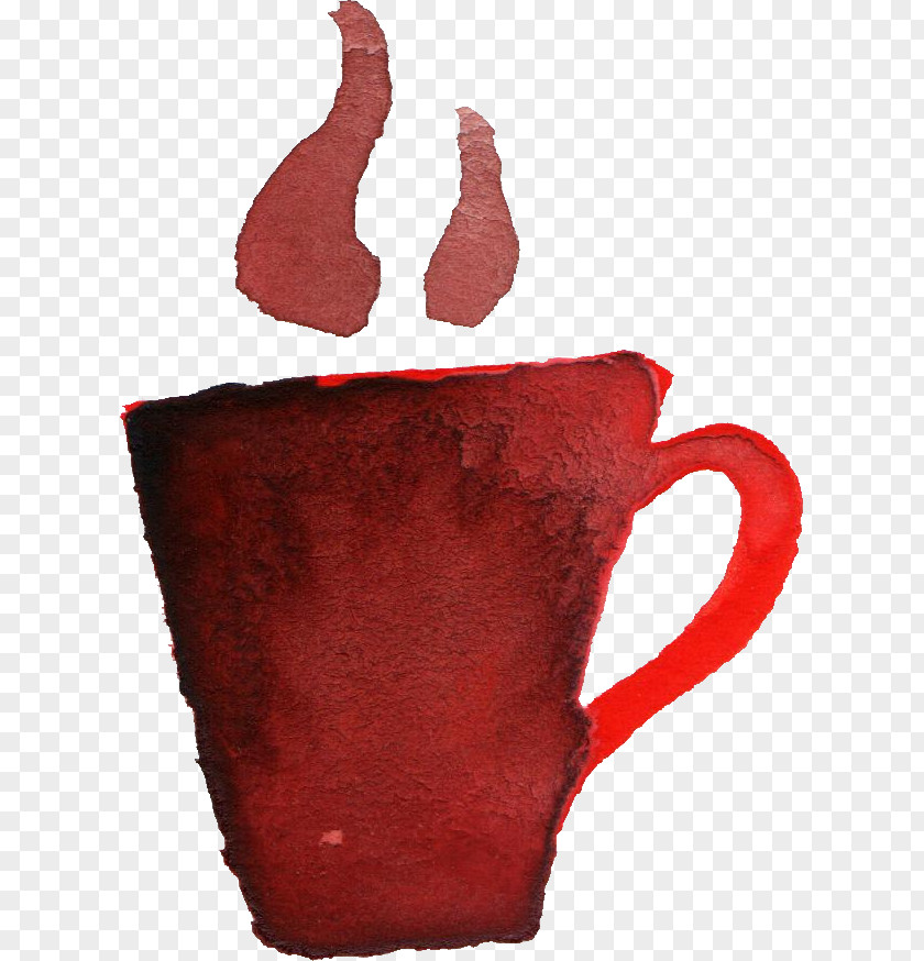 Tea Watercolor Coffee Cup Bean PNG
