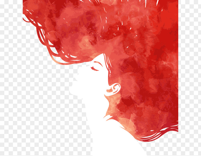 Watercolor Woman In Profile Vector Material Euclidean Idobro Impact Solutions PNG