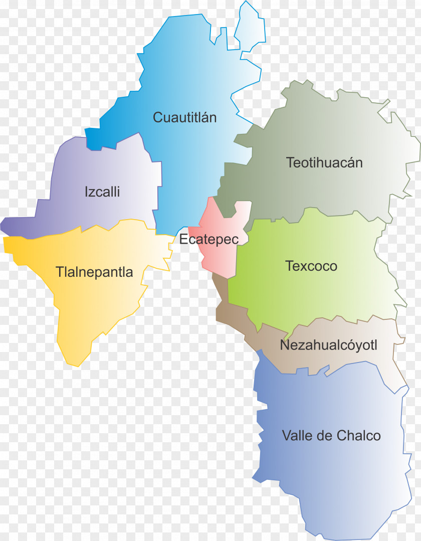 Map Roman Catholic Diocese Of Valle De Chalco Archdiocese Tlalnepantla Ecatepec Izcalli PNG