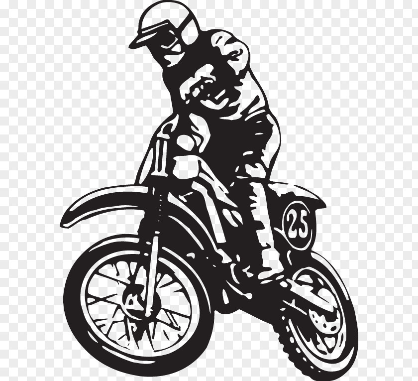 Motocross Race Promotion Bmx Rider Motorcycle Decal Logo PNG