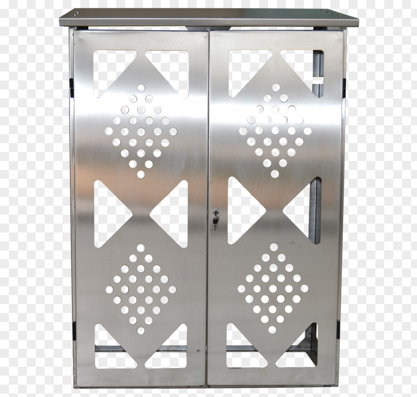 Steel Cage Stainless Gas Cylinder PNG