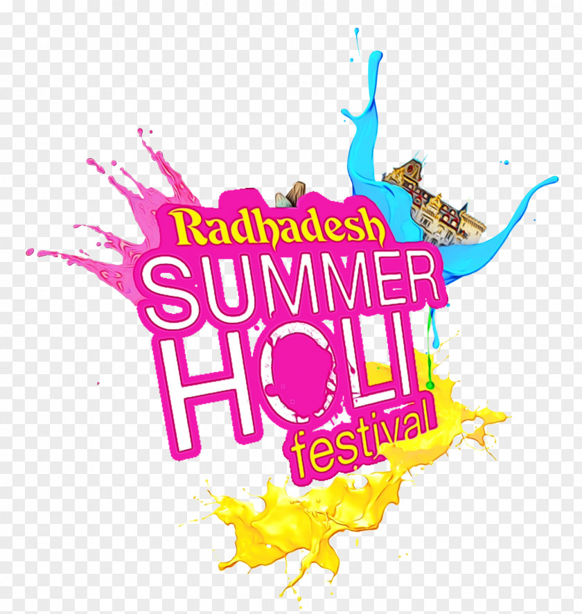 Text Carnival India Holi PNG