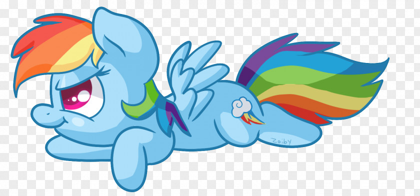 Blue Pony Rainbow Dash Art Drawing PNG