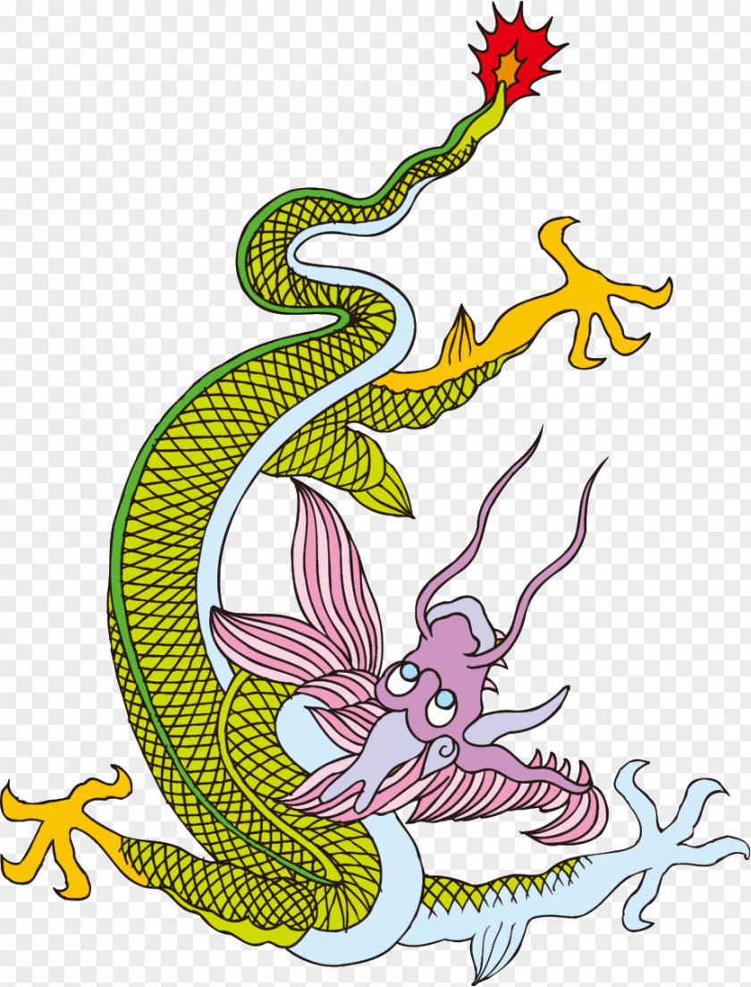 Eastern Dragon Vector Material China Clip Art PNG