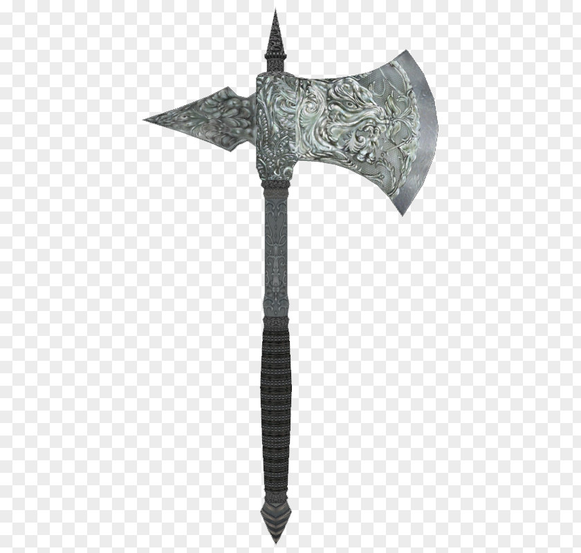 Axe The Elder Scrolls V: Skyrim Shivering Isles Battle Weapon PNG