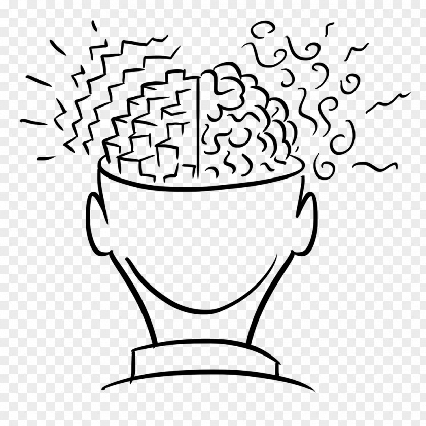 Brain Graphic Drawing Facilitation Thought Clip Art PNG