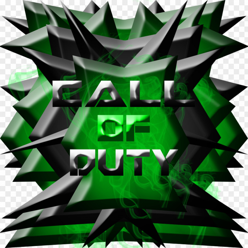 Call Of Duty Logo Green Font Fiction Character PNG