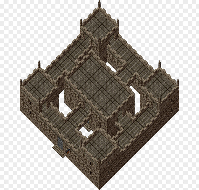 Castle Ultima Online Building House Roof Brick PNG