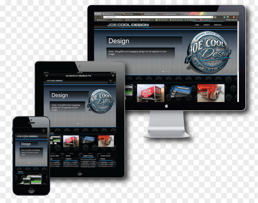 Web Design Joe Cool .com PNG