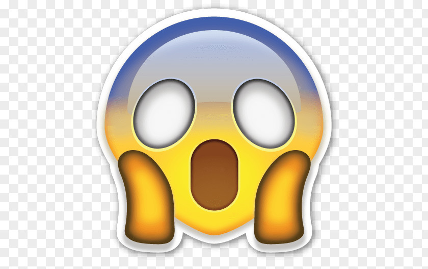 A Shocked Expression Emoji Icon PNG