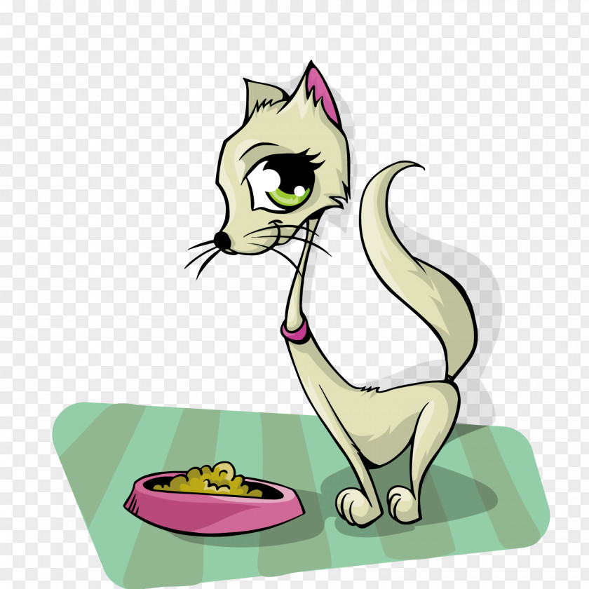 Cartoon Cat Food Clip Art PNG