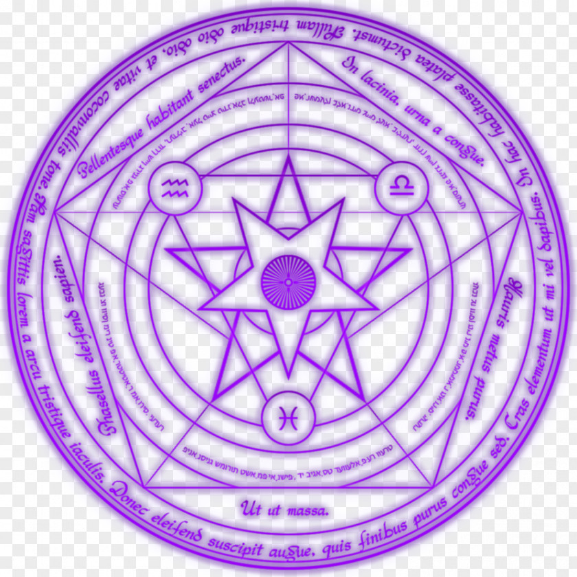 Circle Magic Occult Incantation PNG