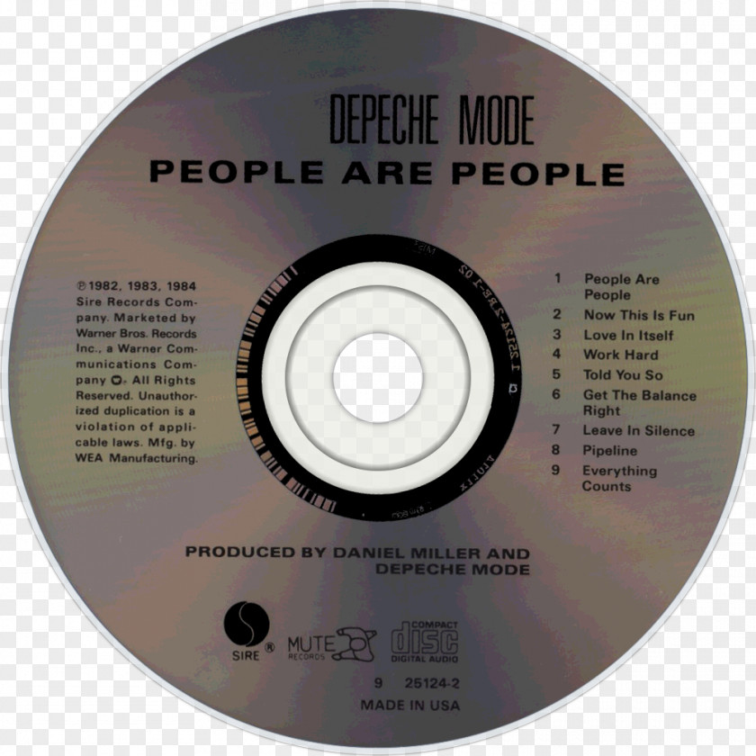 Compact Disc People Are Music Depeche Mode Disk PNG disc , clipart PNG