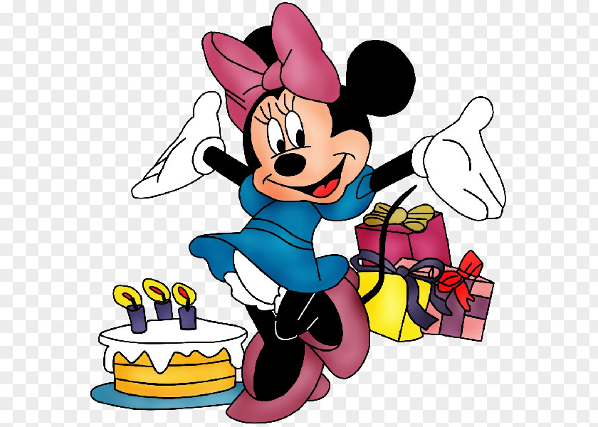 Minnie Mouse Mickey Birthday Cake Clip Art PNG