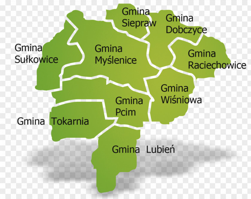 Redakcja Powiat Urban-rural Municipality Of PolandMap Gmina Dobczyce Map KMY.pl PNG