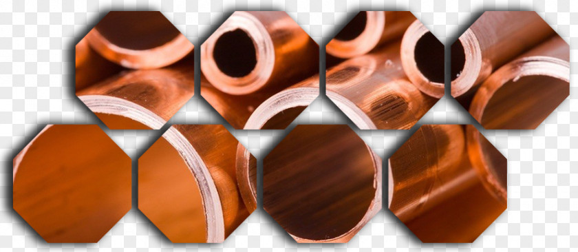 Metal Copper Tubing Pipe Steel PNG