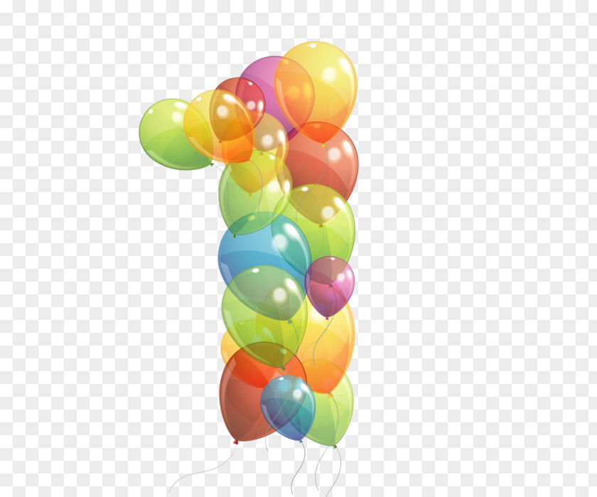 Balloon Number Clip Art PNG