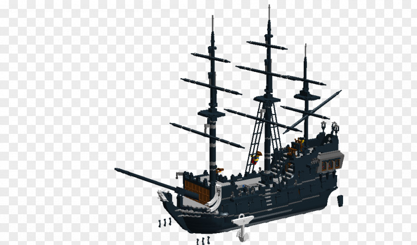 Black Pearl Ship Brigantine Galleon Of The Line Caravel PNG
