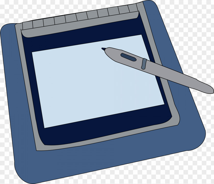 Blue Tablet Computer Graphics Clip Art PNG
