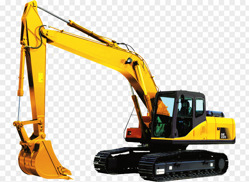 Bulldozer Excavator Shantui Heavy Equipment Hydraulics PNG