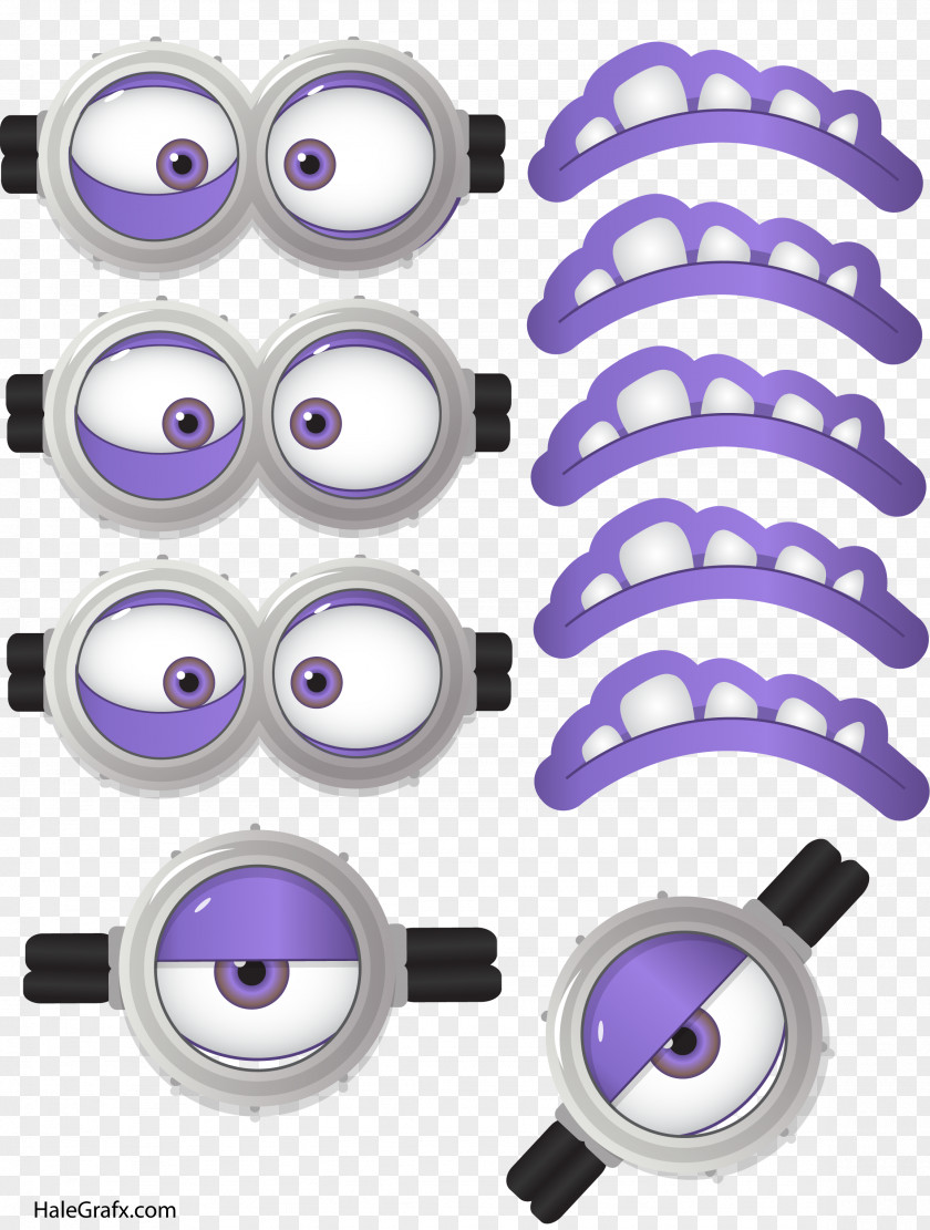 Evil Minion Minions Face Mask Eye PNG