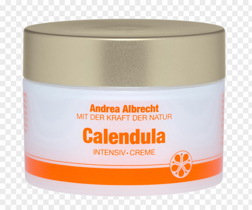 Orange Cream Calendula Officinalis Skin Care Medicinal Plants PNG