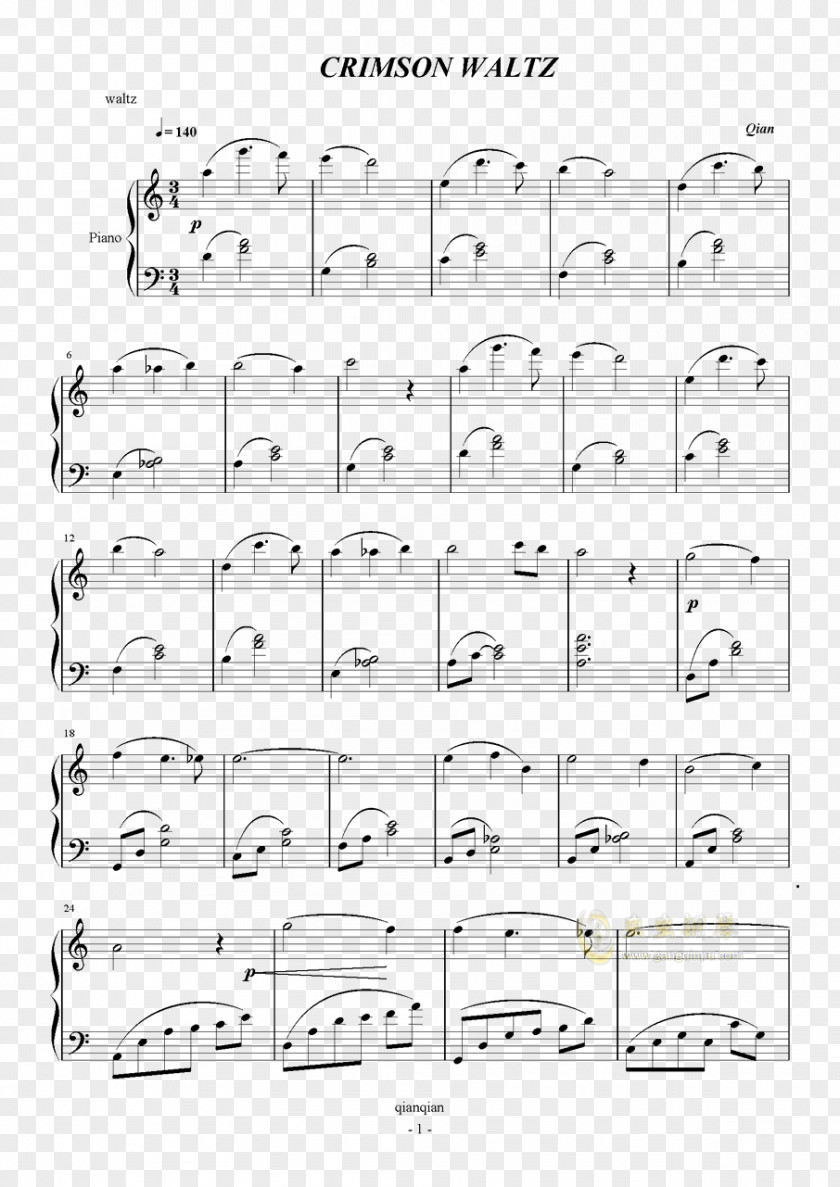 Sheet Music Piano Crimson Waltz Song PNG Song, sheet music clipart PNG