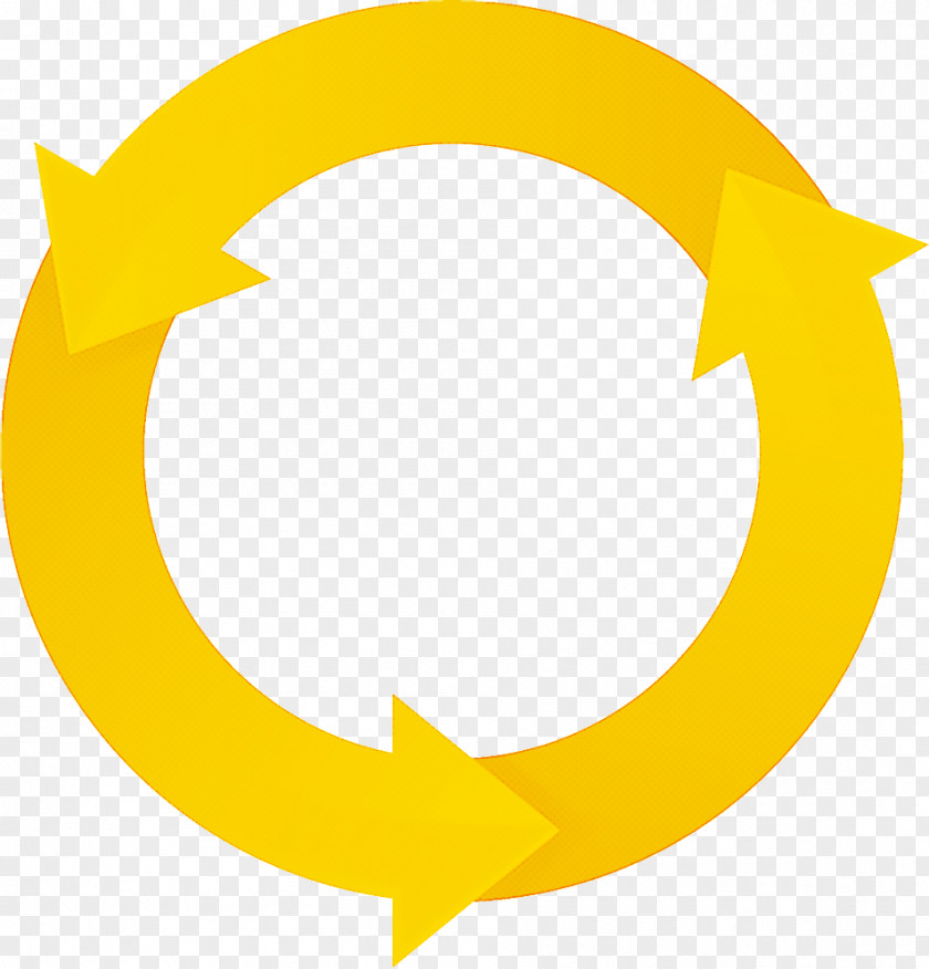 Symbol Yellow Circle PNG