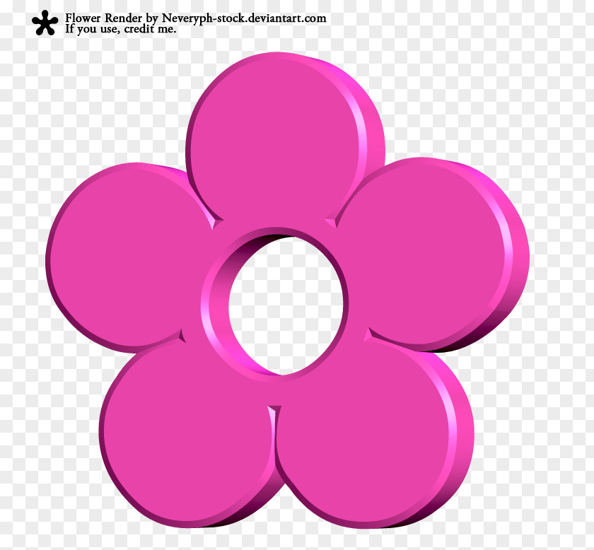 3d Three Dimensional Flower 3D Rendering PNG