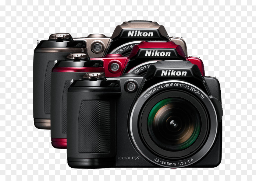 Black Nikon Coolpix L120 14.1 MP Compact Digital Camera720pBlack Zoom LensAssassin's Creed Odyssey Camera PNG