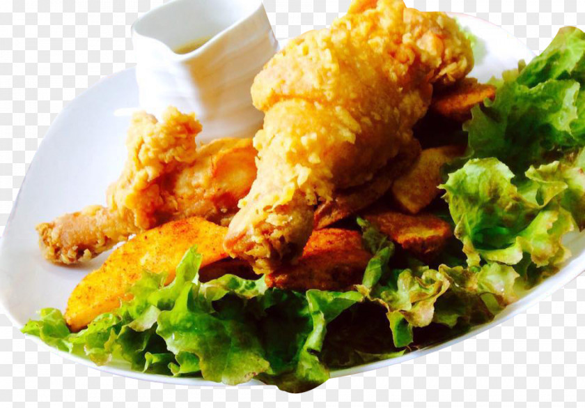 Fried Potatoes Crispy Chicken Fingers Potato Wedges French Fries PNG