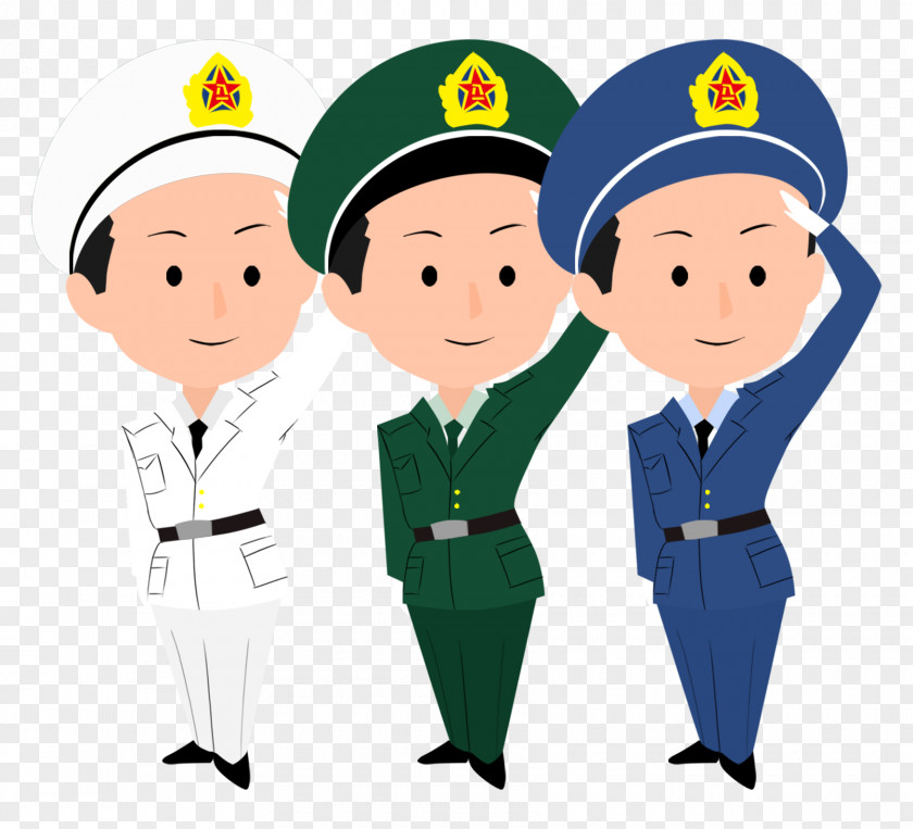 National Day Soldiers Salute Cartoons Soldier Cartoon Drawing Animation PNG