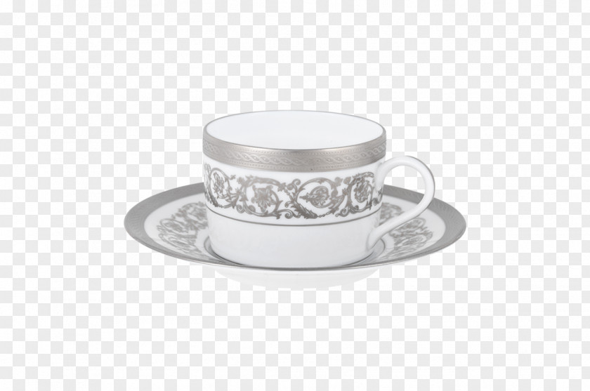 Tea Saucer Coffee Cup Espresso Silver PNG