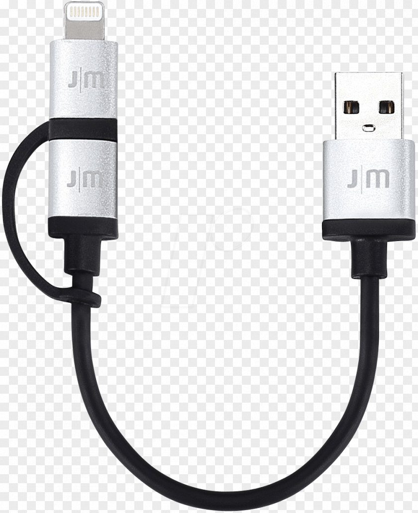 USB Battery Charger Electrical Cable Lightning IPhone Micro-USB PNG