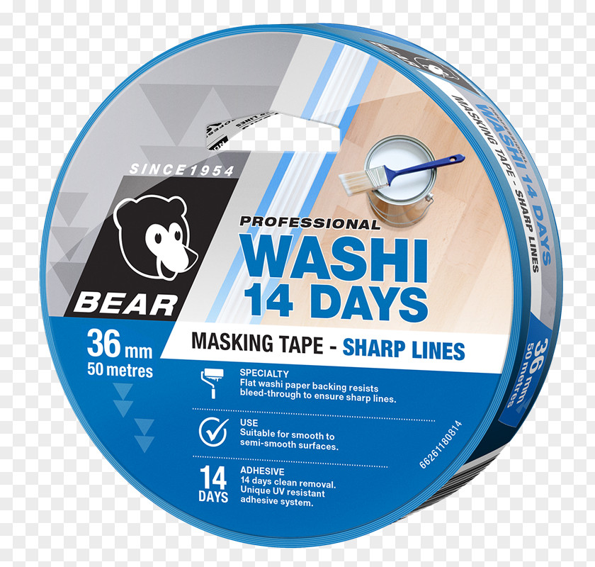 Washi Tape Adhesive Compact Disc Masking Polyvinyl Chloride PNG