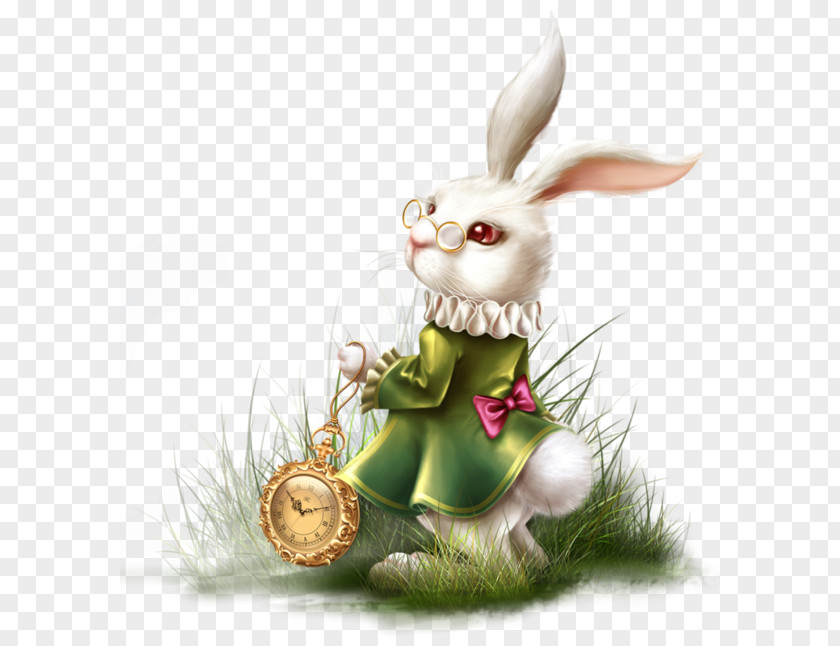 Wonderland Hare Easter Bunny Clip Art PNG