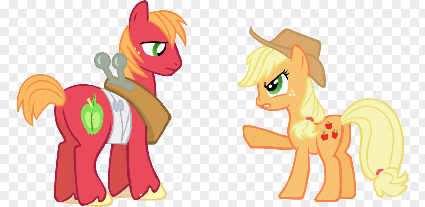 Applejack And Big Mac McIntosh McDonald's Derpy Hooves Apple Bloom PNG