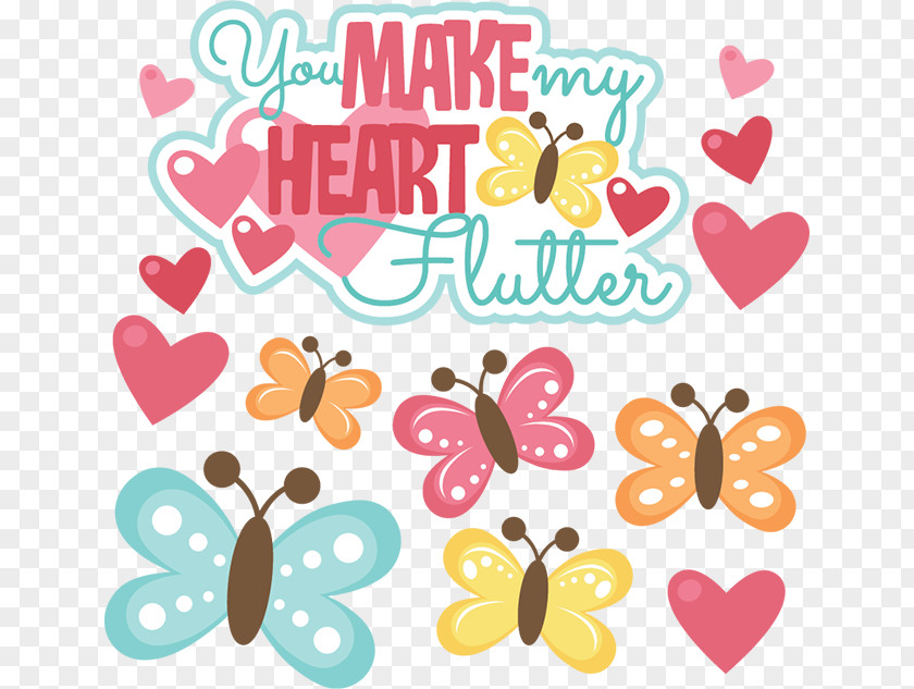 Caterpillar Heart Butterfly YouTube Valentine's Day Clip Art PNG