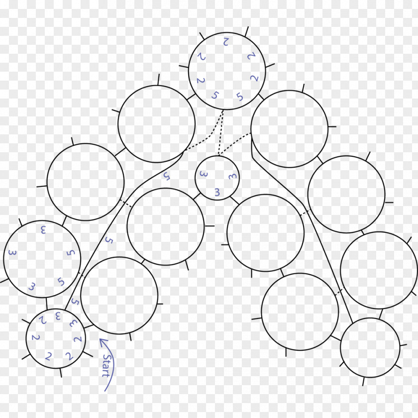 Circle Point White Line Art Angle PNG