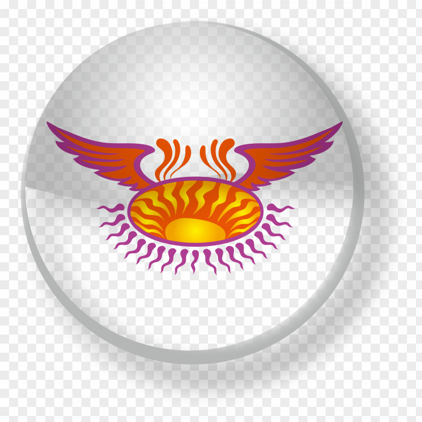 Glass Round Button Art Clip PNG