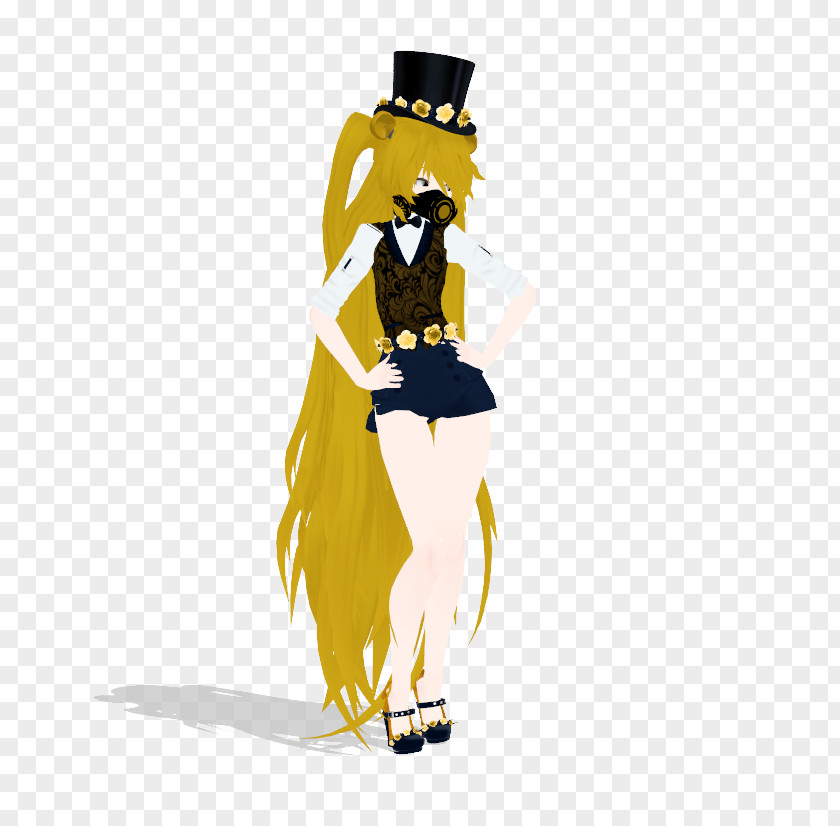 Golden Kiss DeviantArt Costume Design PNG