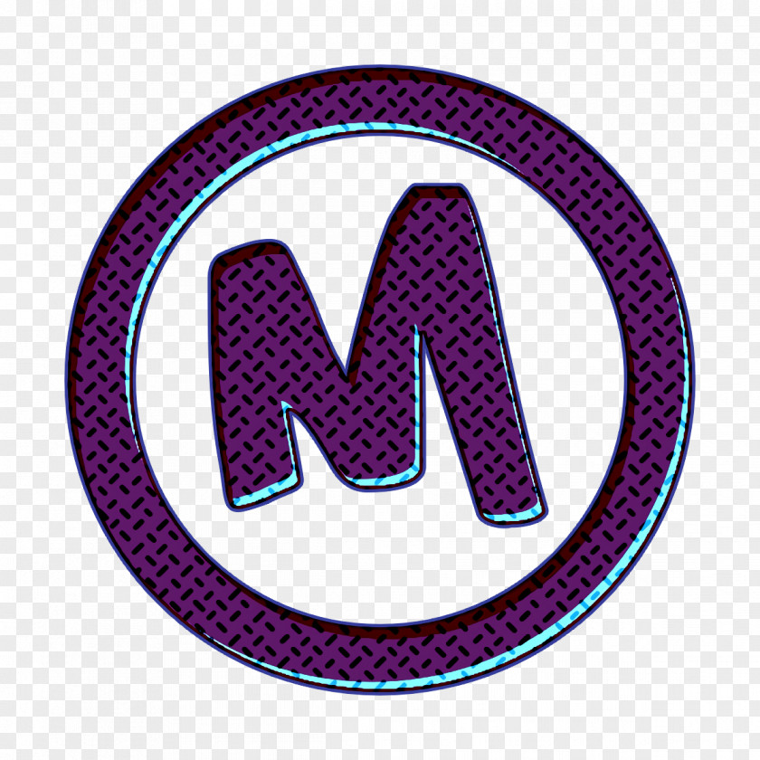 Label Magenta Circle Icon PNG